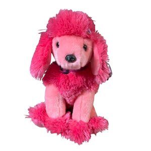 Ty Beanie Original Buddy Pink Poodle Plush Toy 2003 Polyester Fiber and Pellets